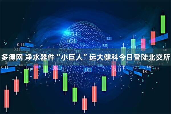 多得网 净水器件“小巨人”远大健科今日登陆北交所